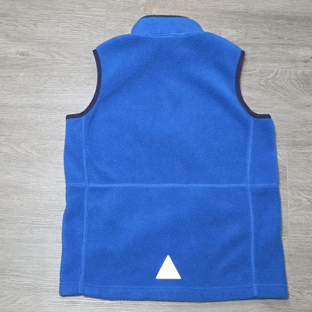 L L Bean Mountain Clasic Fleece Vest Kids Youth Size 10-12 Blue Unisex - Picture 3 of 6